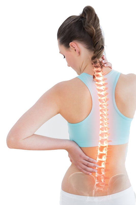 rear view of woman suffering from pain against whi 2026 01 11 10 31 19 utc